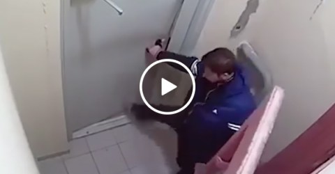 Drunk Guy Fails To Open Door | Drinking and Failing at Life