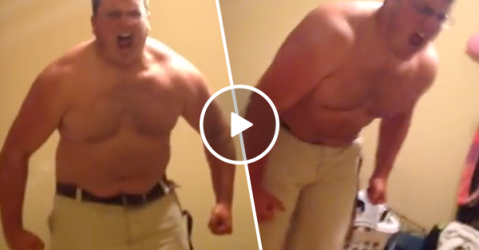 Guy has total meltdown after mayonnaise prank (Video)