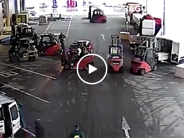 Forklift Drivers Thwart A Robbery Plan Right In Its Tracks