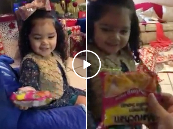 Girl Gets Awful Gift for Christmas But Her Reaction Was Joyful