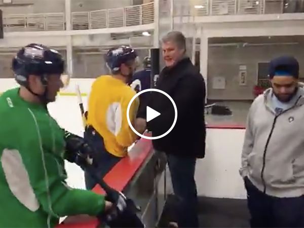 Hockey Player Tells Dad He's Going to the Olympics with USA