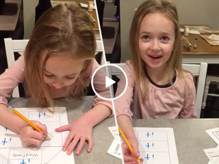 Little girl almost spells tit on homework (Video)