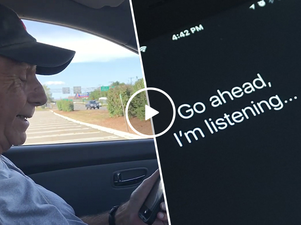 Old man offends Siri with restaurant request (Video)