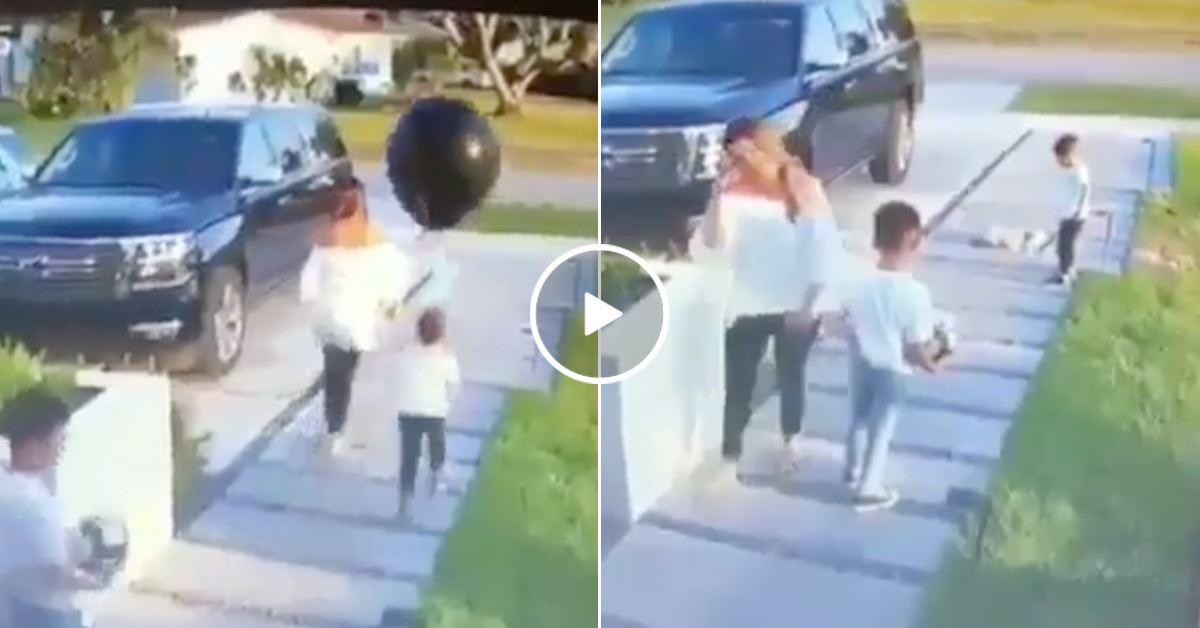 Kid Pops Gender Reveal Balloon Ruins Everything