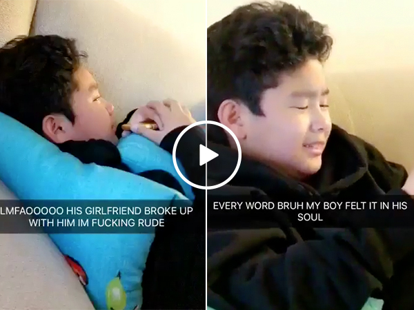 Big brother records little brother's "heartbreak," is definition of big brother (Video)