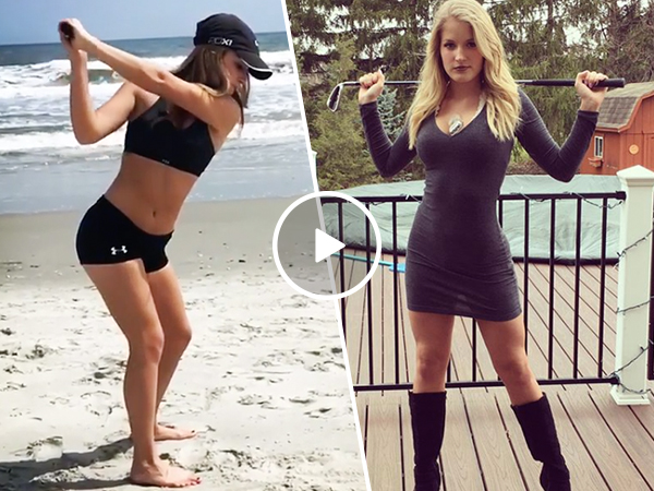 Nicole Gerome is a talented and beautiful golfer (Video)