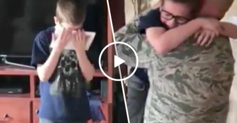 Homecoming birthday surprise is an emotional rollercoaster reveal