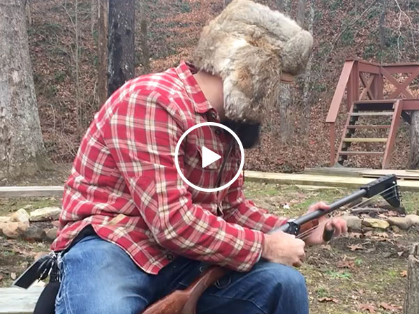 Just a man and his fully functioning shotgun guitar (Video)