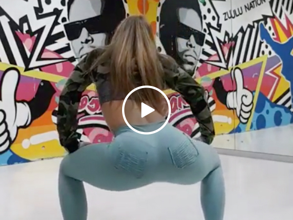 By god! Look at that wall mural! (Video)