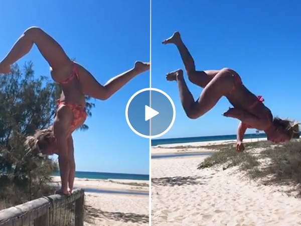 At least she makes failure look sexy (Video)