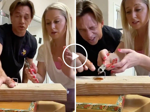 Husband pranks his wife so bad her brain breaks (Video)