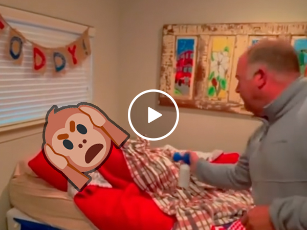 A girl's dad drove 5 hours to pull off a traditional birthday prank