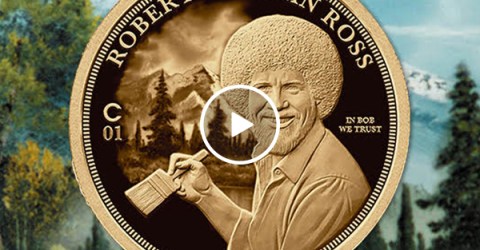 The making of history's first-ever Bob Ross Coin