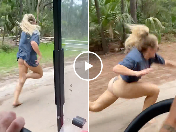 Running without pants on is high-risk/high-reward...