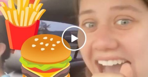 Imagine rolling up to a drive-thru to see him?! (Video)